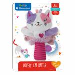 Clementoni Plush Rattle Cat - Image 4