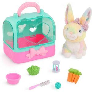Glitter Girls Plush Bunny With Carrier Playset 14 inch