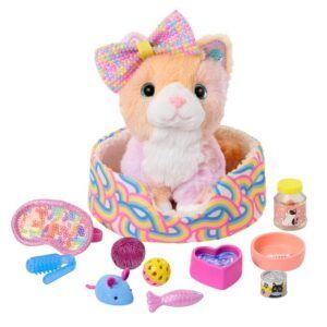 Glitter Girls Poseable Cat & Bedtime Playset