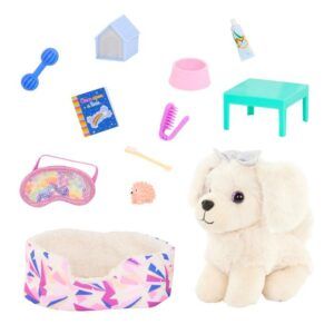 Glitter Girls Poseable Pup Zeke & Bedtime Set