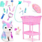 Glitter Girls Stuffed Dog With Grooming Playset