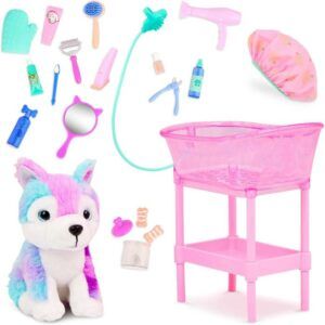 Glitter Girls Stuffed Dog With Grooming Playset