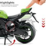 Maisto Motorcycles with stand - Kawasaki Ninja ZX-10R- 1:12 - Image 4