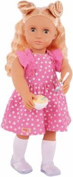 Our Generation Doll Gillian with Pink Dress And Accessories -18 inch - Image 2