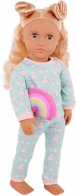 Our Generation Doll Gillian with Pink Dress And Accessories -18 inch - Image 3