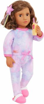Our Generation Posable 18-inch Slumber Party Doll & Storybook -Luna - Image 8