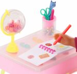 Glitter Girls 14 inch Doll Alessa With School Desk & Accessories - Image 6