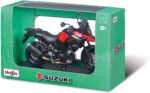 Maisto Motorcycles with stand - Suzuki V-Strom- 1:12 - Image 2