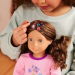 Our Generation 18" Doll with 50+ Stickers & Sticker Book Set-Finley - Image 7