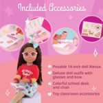 Glitter Girls 14 inch Doll Alessa With School Desk & Accessories - Image 4
