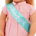 Our Generation 46 cm Birthday Party Doll in Pink Dress-Brenna - Image 4