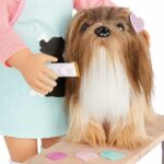 Our Generation Hair Play Lhasa Apso Dog 15 cm - Image 3