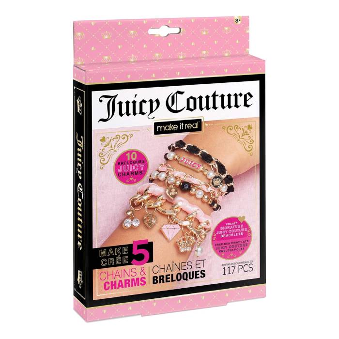 Make It Real Mini Juicy Couture Chains And Charms Make It Real Mini Juicy Couture Chains And Charms