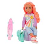 Glitter Girls 14 inch School Doll Sian With Skateboard - Image 2
