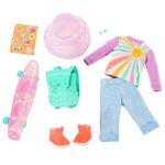 Glitter Girls 14 inch School Doll Sian With Skateboard - Image 3