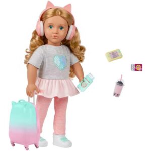 Our Generation 18-inch Doll with Luggage & Accessories- Linzi