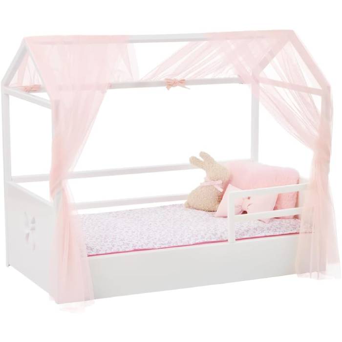 Our Generation Bed Frame w_ Girly Bedding Our Generation Bed Frame w/ Girly Bedding