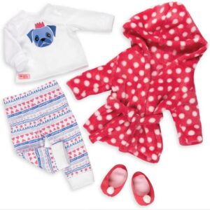 Our Generation Pajama Outfit & Robe for 18-inch Dolls