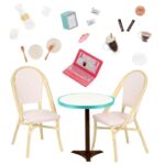 Our Generation Table & Chairs Furniture Set for 46 cm Dolls