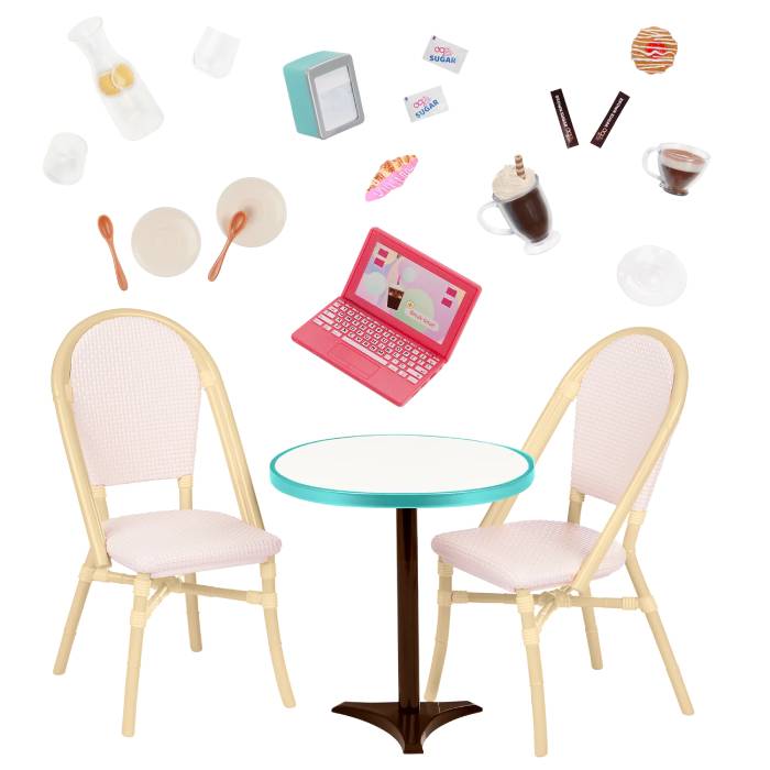 Our Generation Table & Chairs Furniture Set for 46 cm Dolls Our Generation Table & Chairs Furniture Set for 46 cm Dolls