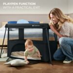 Kinderkraft Folding Bed CAMI Black - Image 4