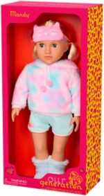 Our Generation 46 cm Mandy Doll with Cat-Themed Pajama - Image 2
