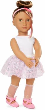 Our Generation 46 cm Ballerina Doll Mika in Butterfly Ballet Outfit - Image 3