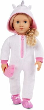 Our Generation 18-inch Doll Lilian in Unicorn Pajama - Image 2