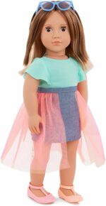 Our Generation 18-inch Fashion Doll Lisa in Tulle Skirt Outfit - Image 5