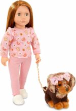 Our Generation 18-inch Doll & Pet Puppy-Claudia and Cinnamon - Image 2