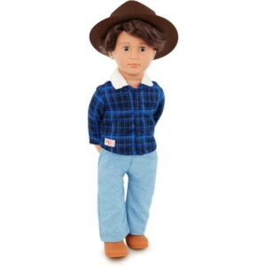 Our Generation 18-inch Boy Doll Dustin in Western-Style Country Outfit