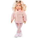 Our Generation 18-inch Fashion Doll Ava with Pink Faux-Fur Coat