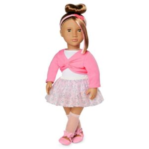 Our Generation 46 cm Ballerina Doll Mika in Butterfly Ballet Outfit