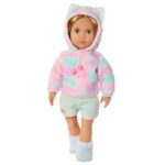 Our Generation 46 cm Mandy Doll with Cat-Themed Pajama