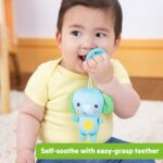 Bright Starts SootheMate Plush Teether Toy, Elephant - Image 2