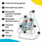 Baby Einstein 4-in-1 Musical Swing & Rocker, with Piano Toy - Image 8