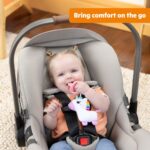 Bright Starts SootheMate Plush Teether Toy, Unicorn - Image 2