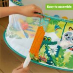 Bright Starts Rowdy Rainforest Stow & Go Baby Ball Pit with 20 Balls & 3 Ball Drops - Image 6