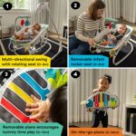Baby Einstein 4-in-1 Musical Swing & Rocker, with Piano Toy - Image 2