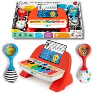Baby Einstein First Tunes Magic Baby Gift Set with Two Rattles and Piano