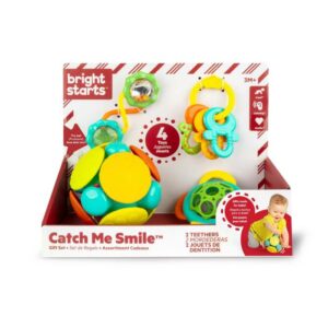 Bright Starts Catch Me Smile Teethers Baby Toy Gift Set - 4pc