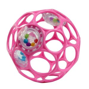 Bright Starts Oball Rattle Easy-Grasp Toy - Pink