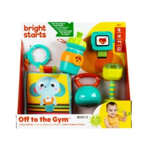 Bright Starts Off to the Gym 5 Piece Baby Toy Gift Set
