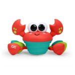 Bright Starts Rockin Crawling Crab Interactive Baby Toy with Music & Dancing-Red