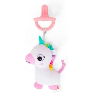 Bright Starts SootheMate Plush Teether Toy, Unicorn