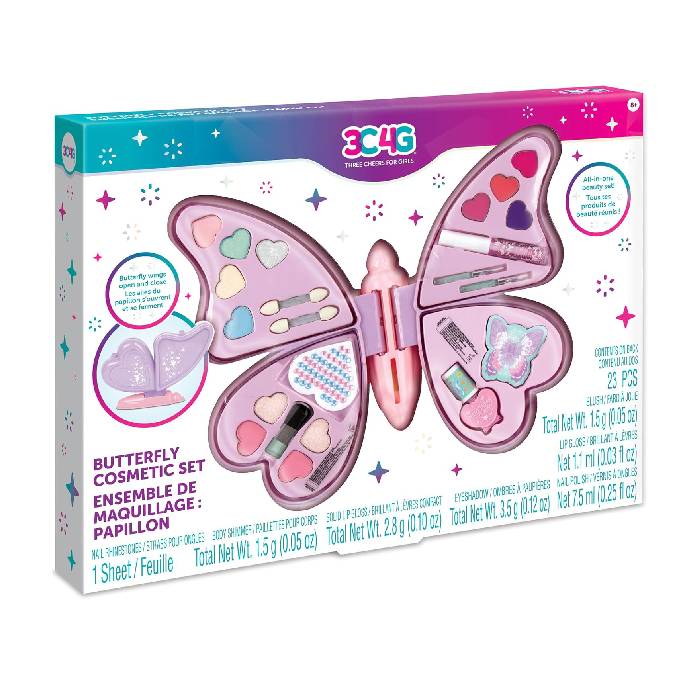Make It Real Butterfly Cosmetic Set Make It Real Butterfly Cosmetic Set
