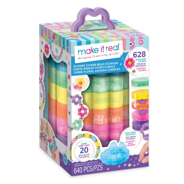 Make It Real Flower Tower Bead Storage Make It Real Flower Tower Bead Storage