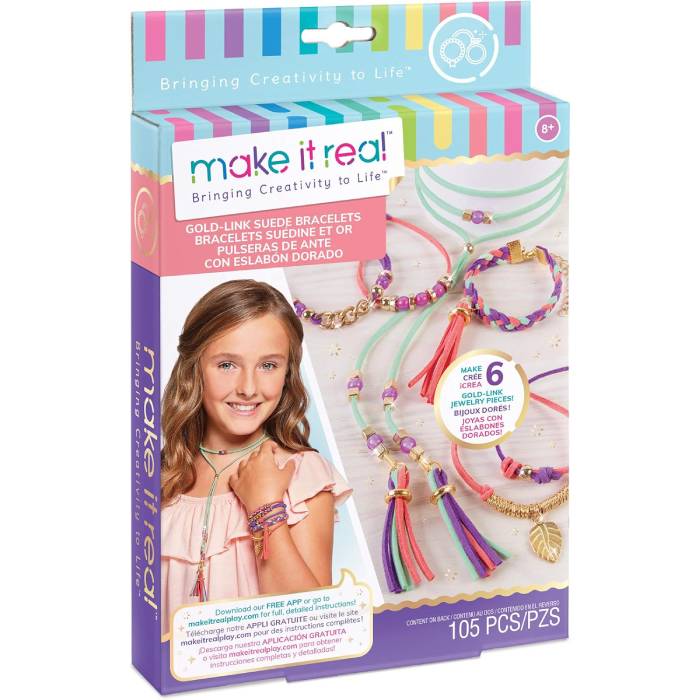 Make It Real Gold Link Suede Bracelets Make It Real Gold Link Suede Bracelets