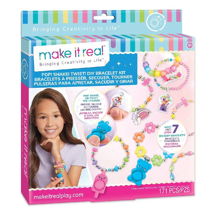 Make It Real Pop! Shake! Twist! DIY Bracelet Kit Make It Real Pop! Shake! Twist! DIY Bracelet Kit