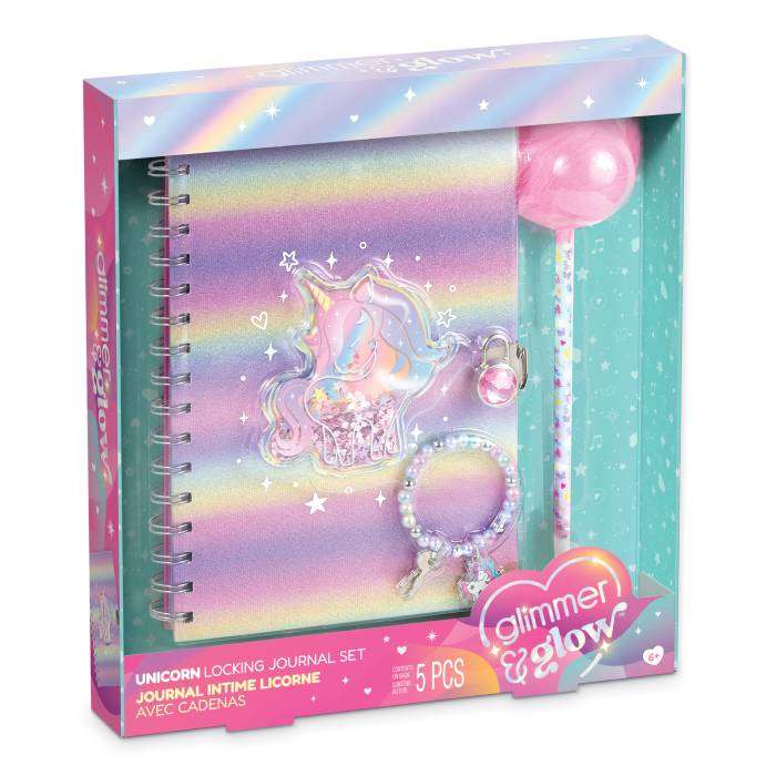Make It Real Unicorn Locking Journal Set Make It Real Unicorn Locking Journal Set